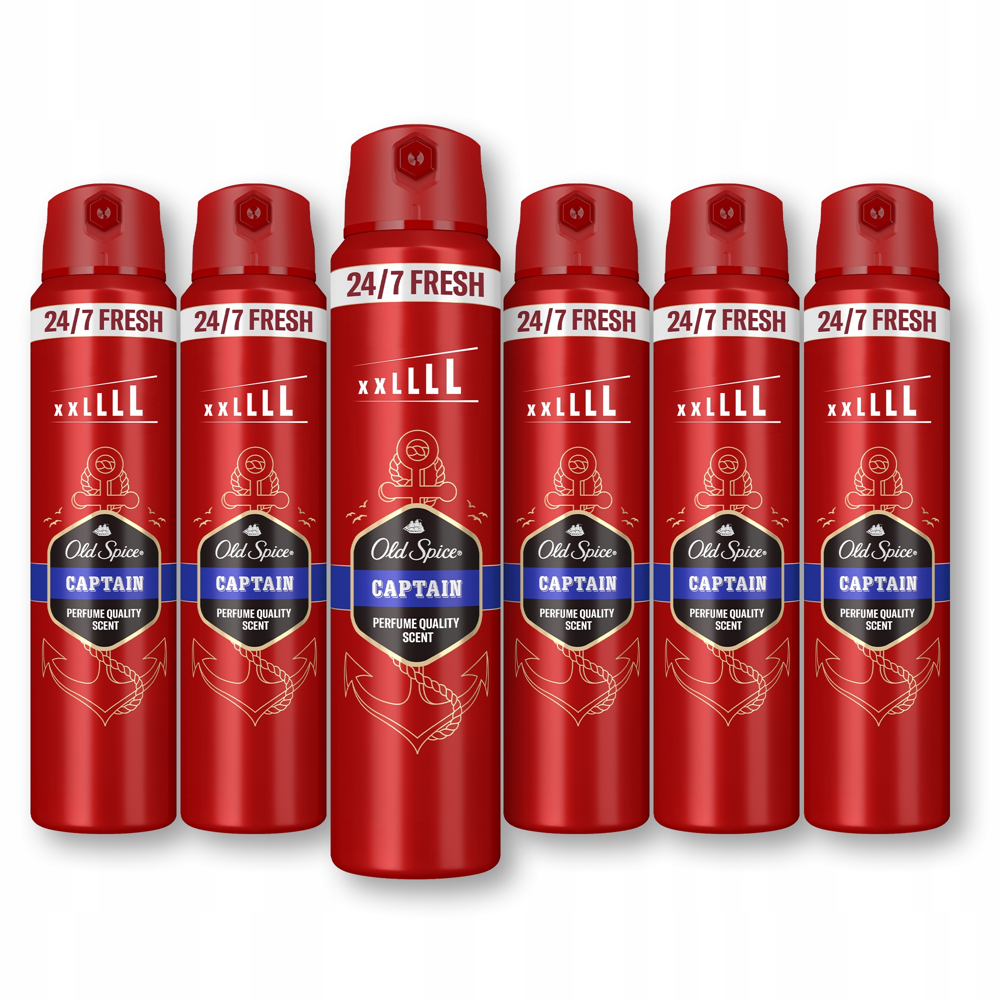 Pánsky deodorant Old Spice Captain v spreji 6x250 ml